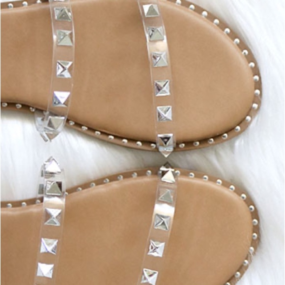 Studded Tan Sandals